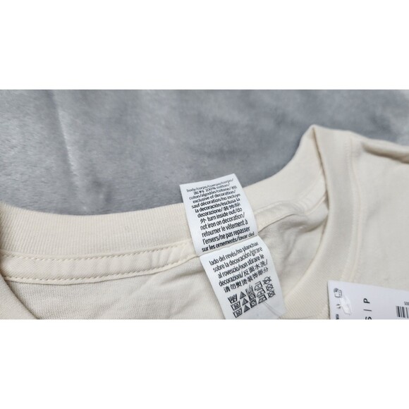 Victoria's Secret Ivory Small Lake Tahoe Campus Cotton Tee NWT - Picture 5 of 8